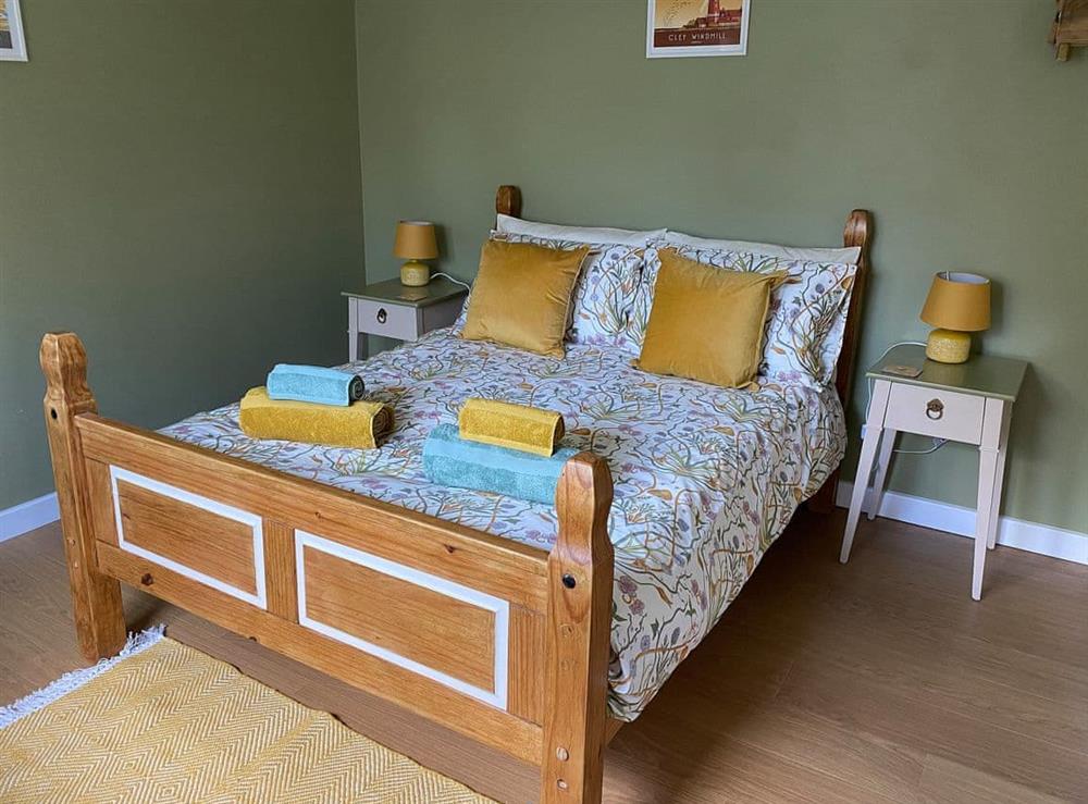 Double bedroom at Beekeepers  Cabin in Booton, Norfolk
