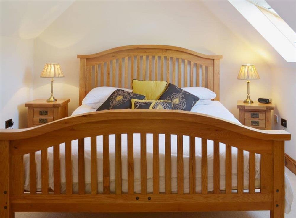 Comfortable and romantic double bedroom at Beer Farm in Waterrow, near Wiveliscombe, Somerset., Great Britain