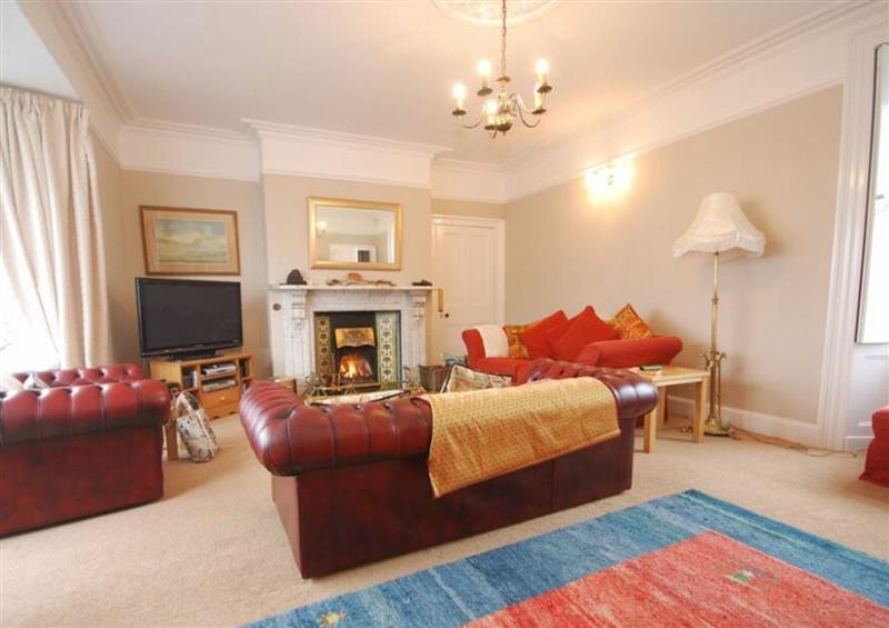 The living room at Begonia House, Alnmouth