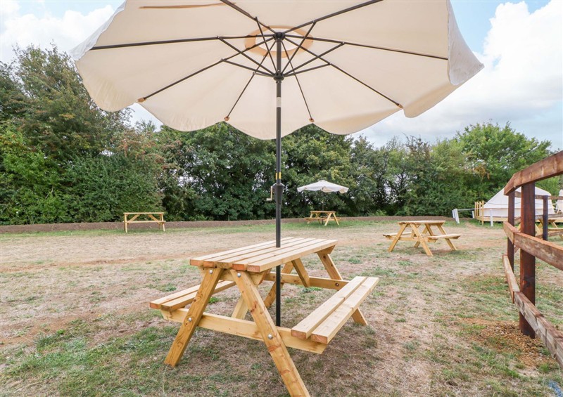 Enjoy a cup of tea on the patio