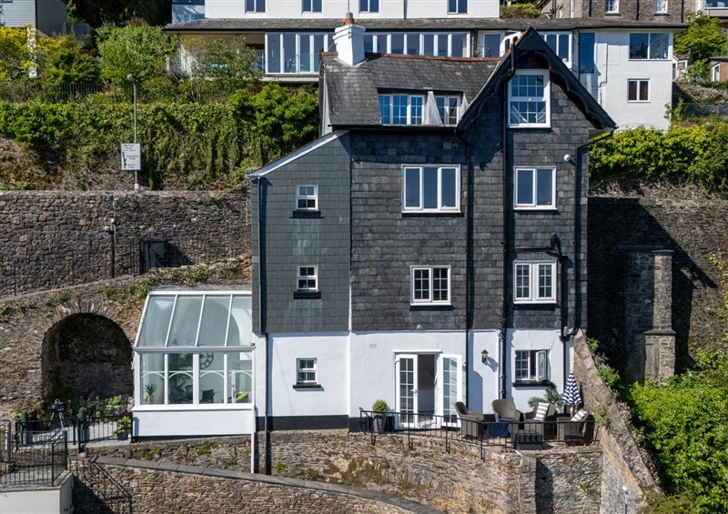 Outside at Bell Cottage, Dartmouth