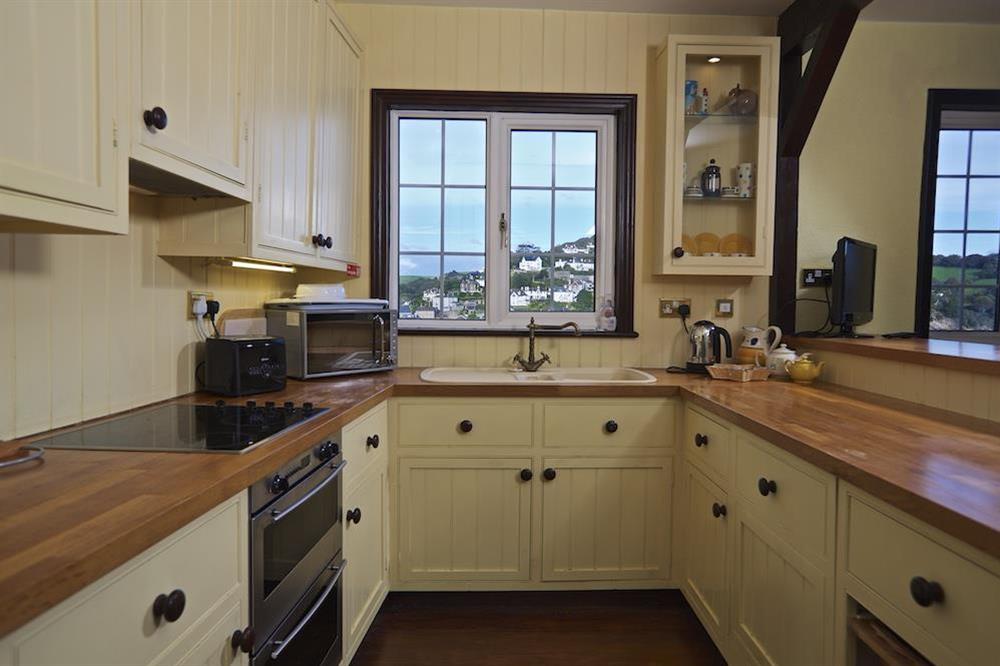 Kitchen at Bell Cottage in South Town, Dartmouth
