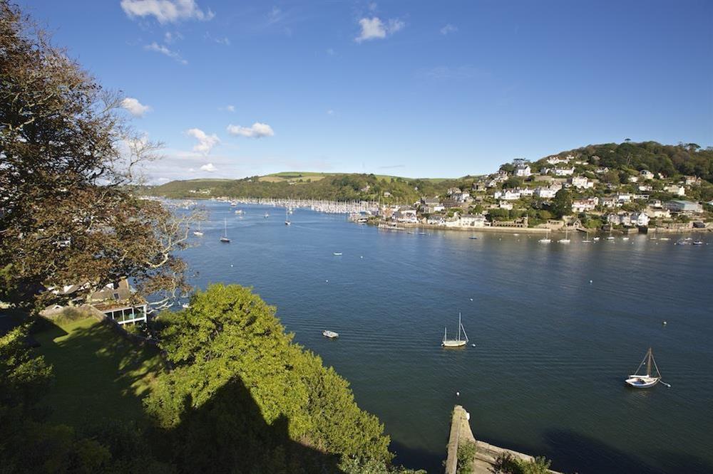 The River Dart at Bell Cottage in South Town, Dartmouth