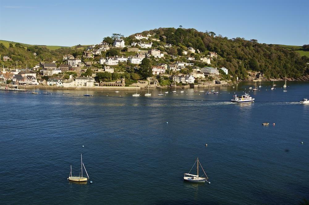 The view towards Kingswear at Bell Cottage in South Town, Dartmouth