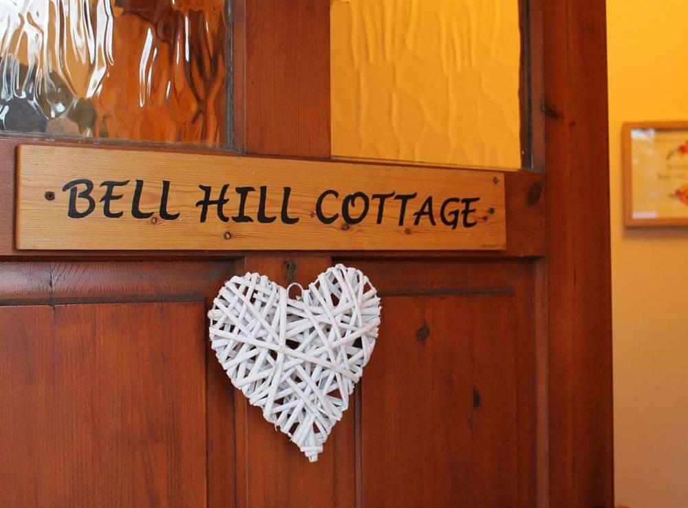 Entrance at Bell Hill Cottage in Lindale, near Grange-over-Sands, Cumbria