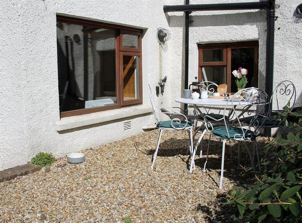 Great private courtyard with garden furniture (photo 2) at Bell Hill Cottage in Lindale, near Grange-over-Sands, Cumbria