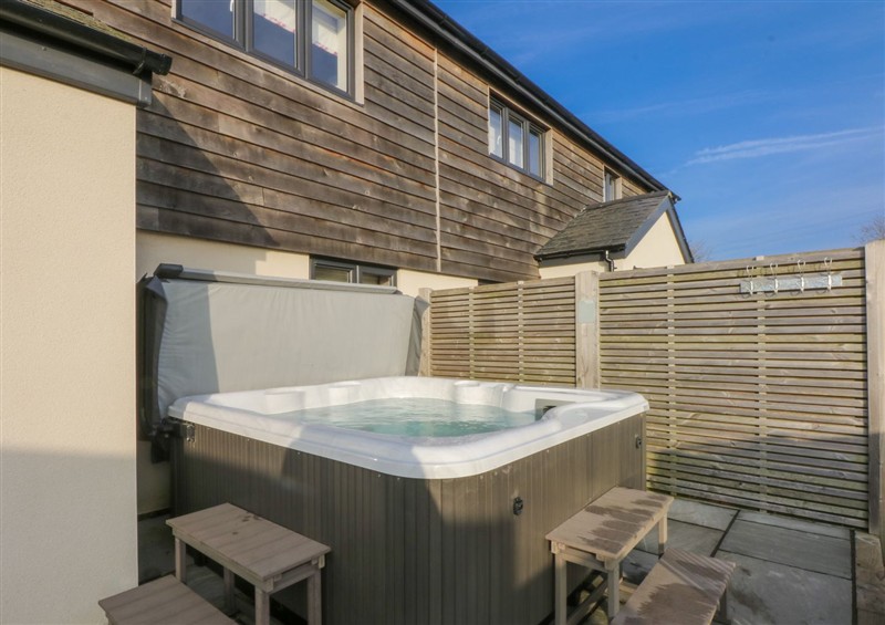 There is a hot tub at Bell House, Llanfechell