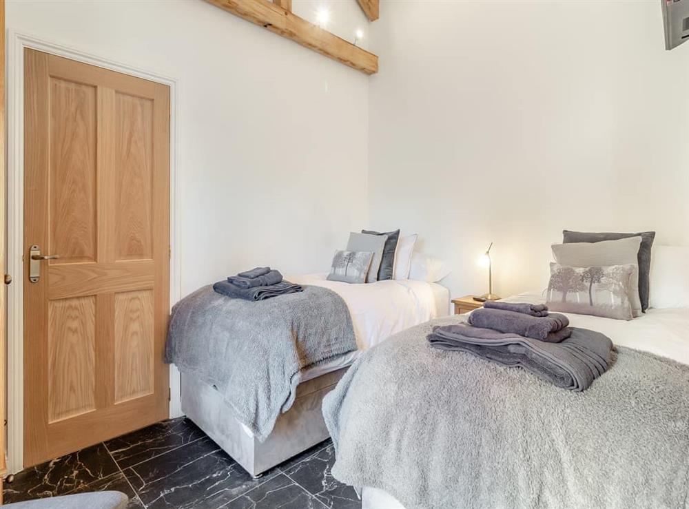 Twin bedroom at Bell House Stables in Swanton Novers, Norfolk
