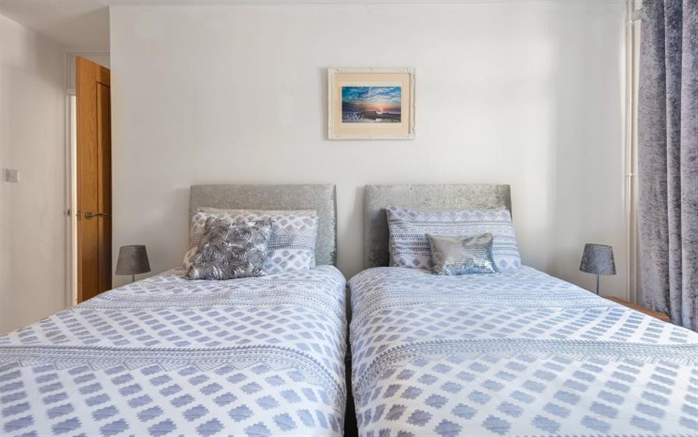Bedroom 2 - Twin beds at Bella Nites in Lyme Regis