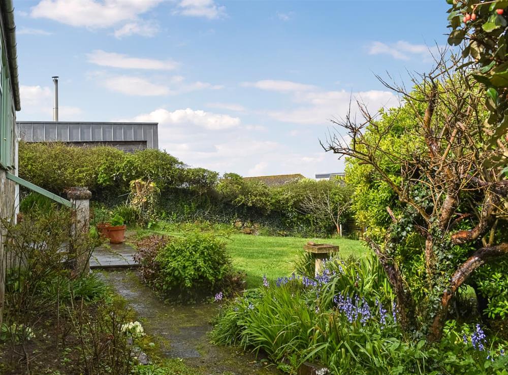 Garden at Bellair in Widemouth Bay, near Bude, Cornwall