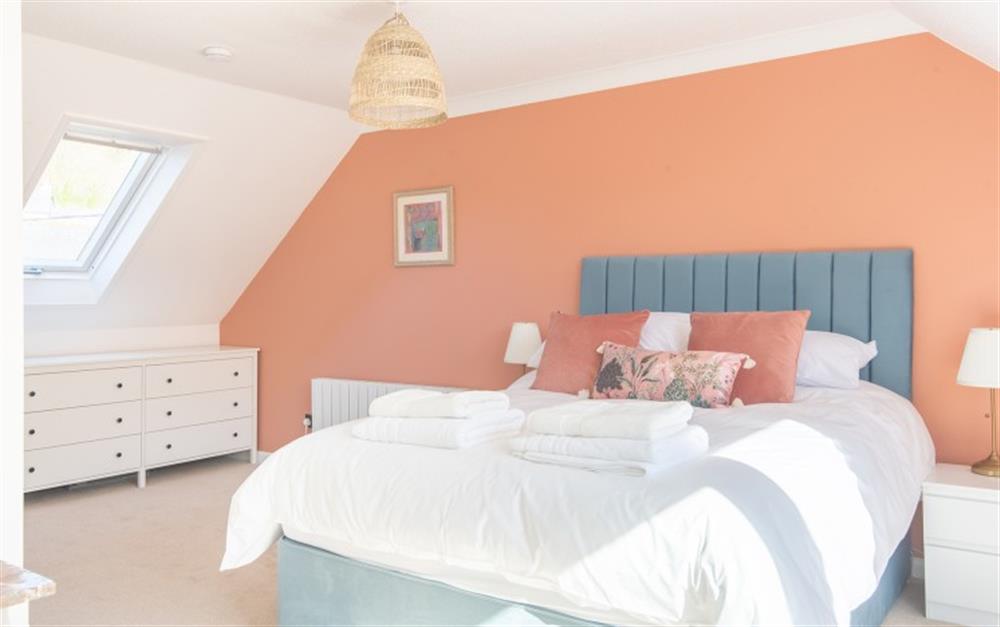 One of the 3 bedrooms at Bella's Cottage in Branscombe