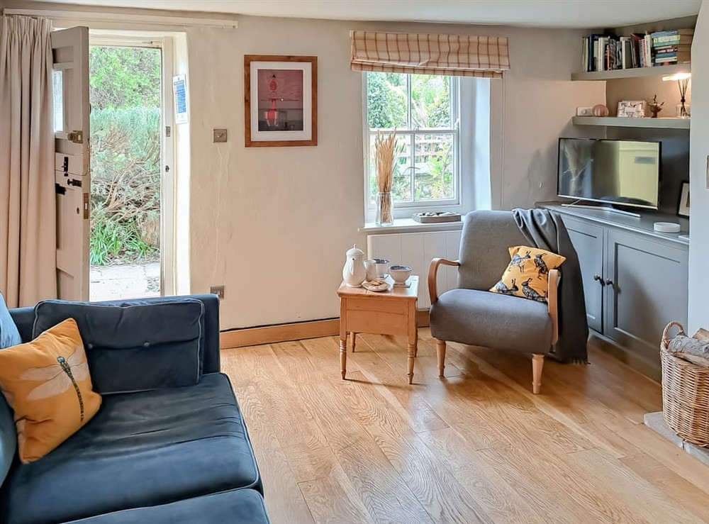 Living room/dining room at Bella’s Cottage in Stiffkey, Norfolk