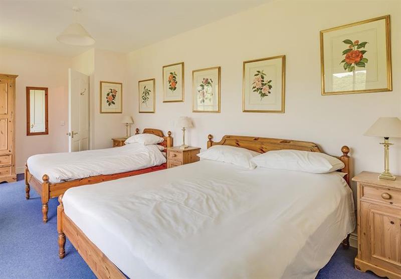 Large bedroom in Cathcart’s Lodge at Belle Isle Estate in Lisbellaw, Nr. Enniskillen