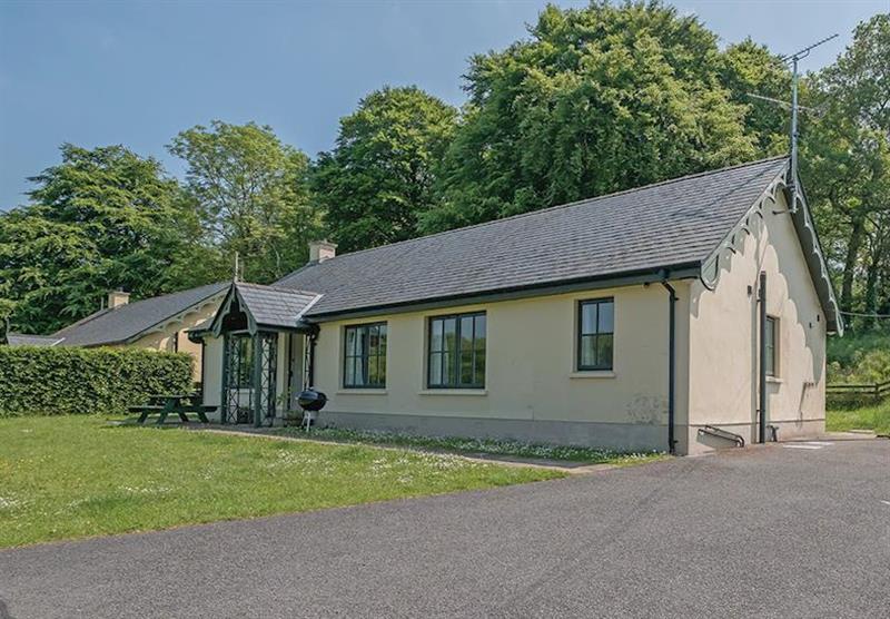 Outside Cathcart’s Lodge at Belle Isle Estate in Lisbellaw, Nr. Enniskillen