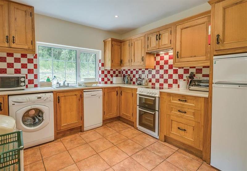 The kitchen in Bridge House at Belle Isle Estate in Lisbellaw, Nr. Enniskillen