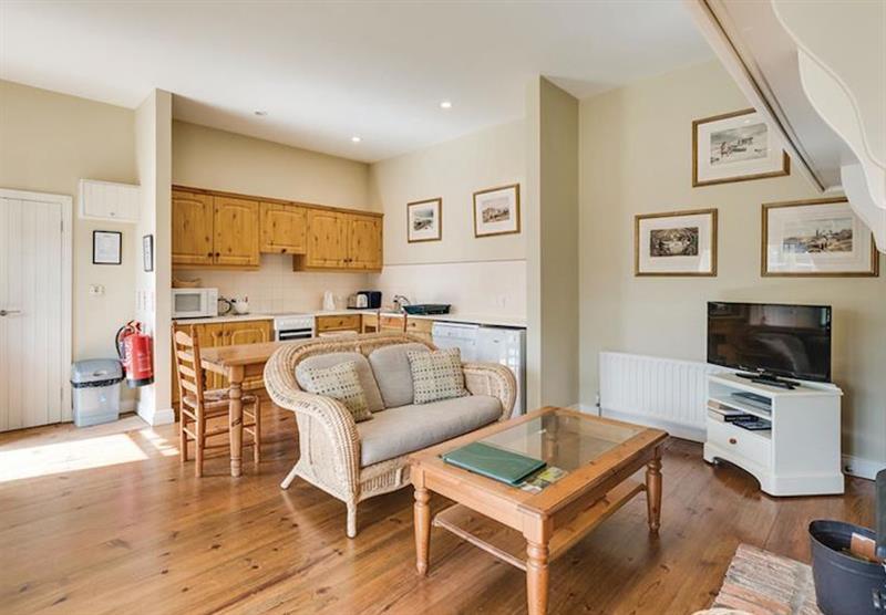 The living room in Ash Cottage at Belle Isle Estate in Lisbellaw, Nr. Enniskillen