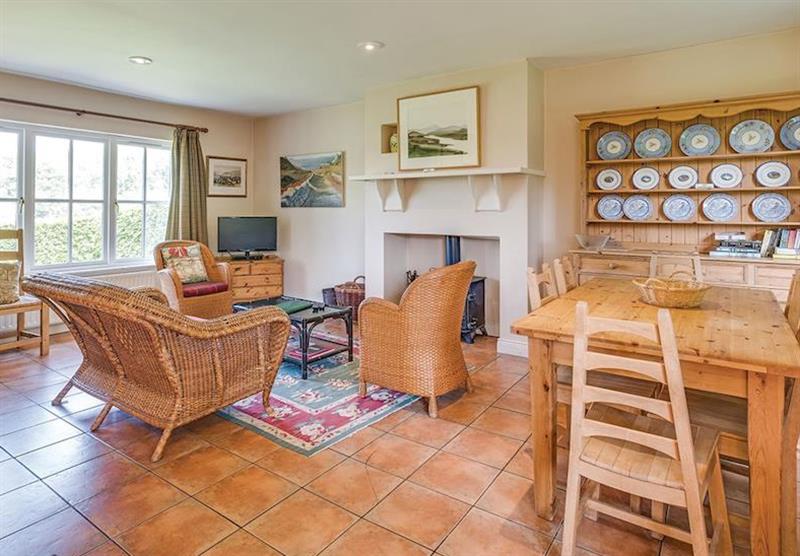 The living room in Cathcart’s Lodge at Belle Isle Estate in Lisbellaw, Nr. Enniskillen