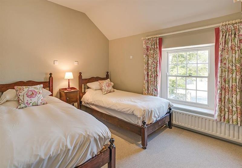 Twin bedroom in Coach House 1 at Belle Isle Estate in Lisbellaw, Nr. Enniskillen