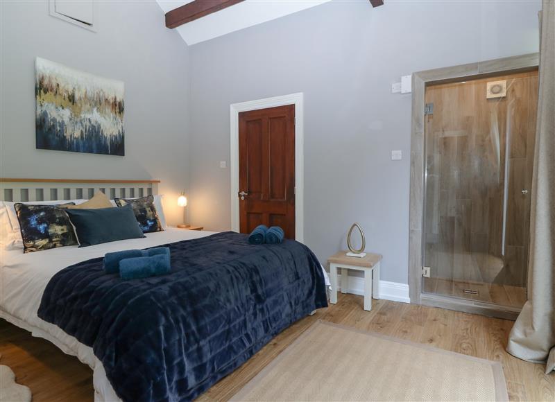 This is a bedroom at Belle View, Llaniestyn near Abersoch