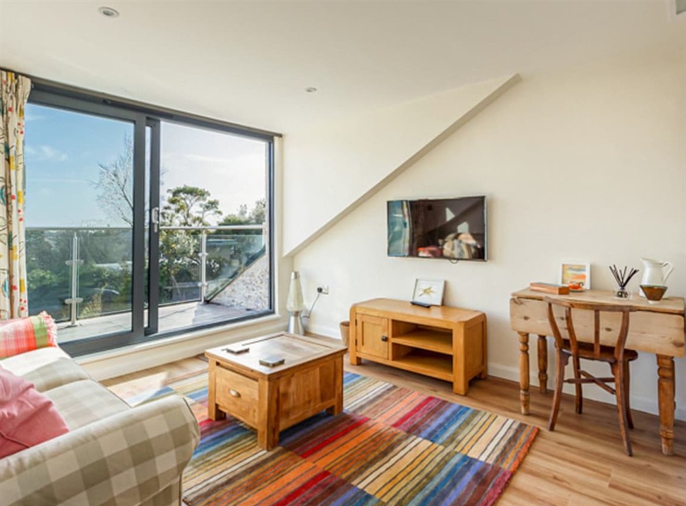 Living room at Belle Vita in Poole, Dorset