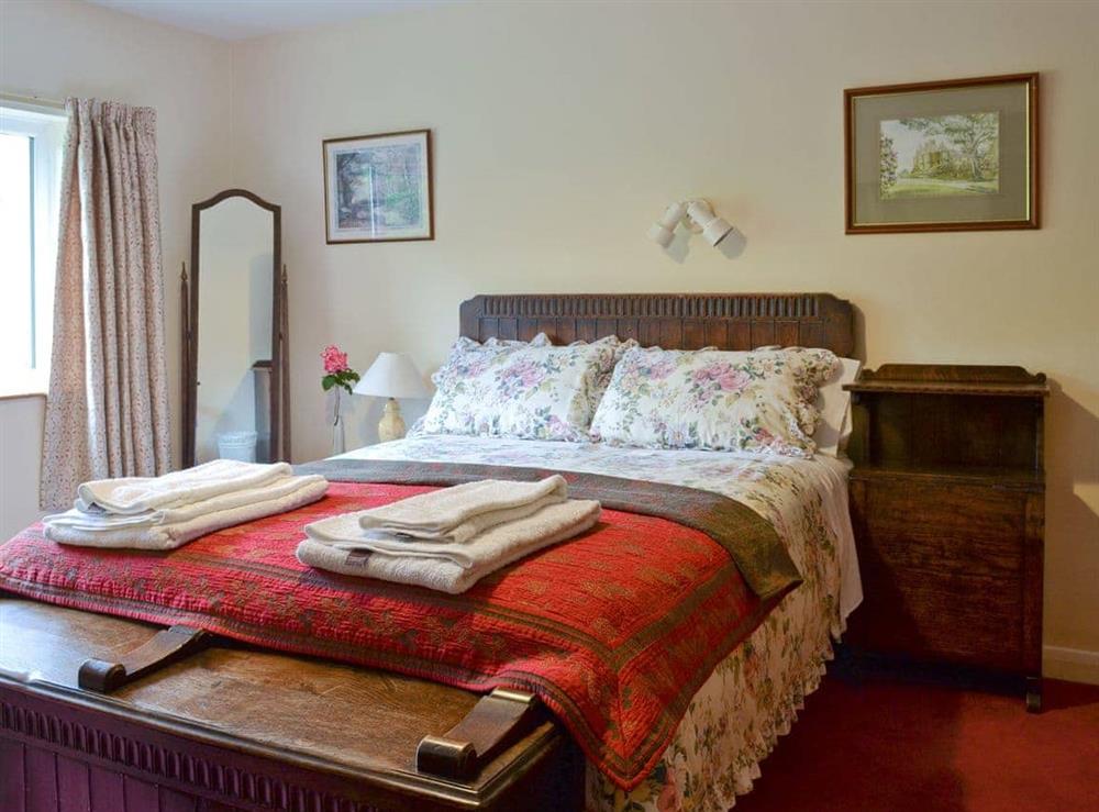 Comfortable master bedroom at Bellegrove Cottage in Watermillock, Ullswater, Cumbria