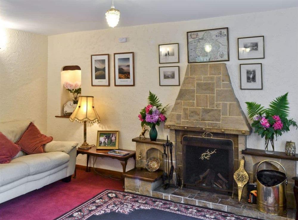 Homely living room at Bellegrove Cottage in Watermillock, Ullswater, Cumbria