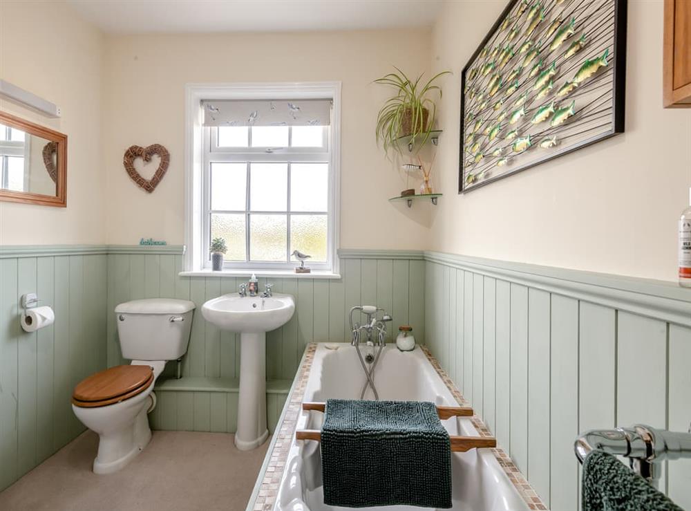 Bathroom at Bells Cottage in Wrentham, near Southwold, Suffolk