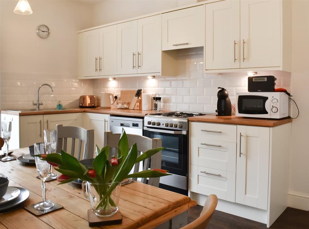 Kitchen at Belmont Apartment in Arnside, near Grange-over-Sands, Cumbria