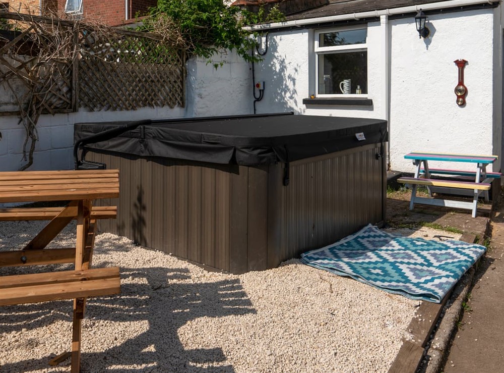 Hot tub at Belmont Villa in Ilfracombe, Devon