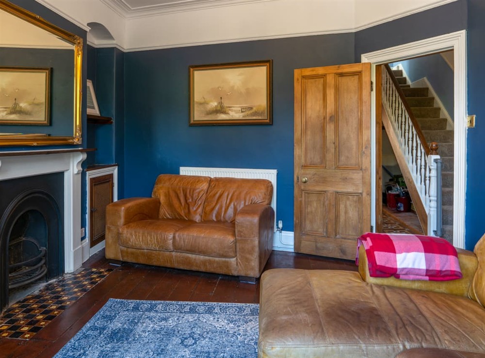 Living area at Belmont Villa in Ilfracombe, Devon