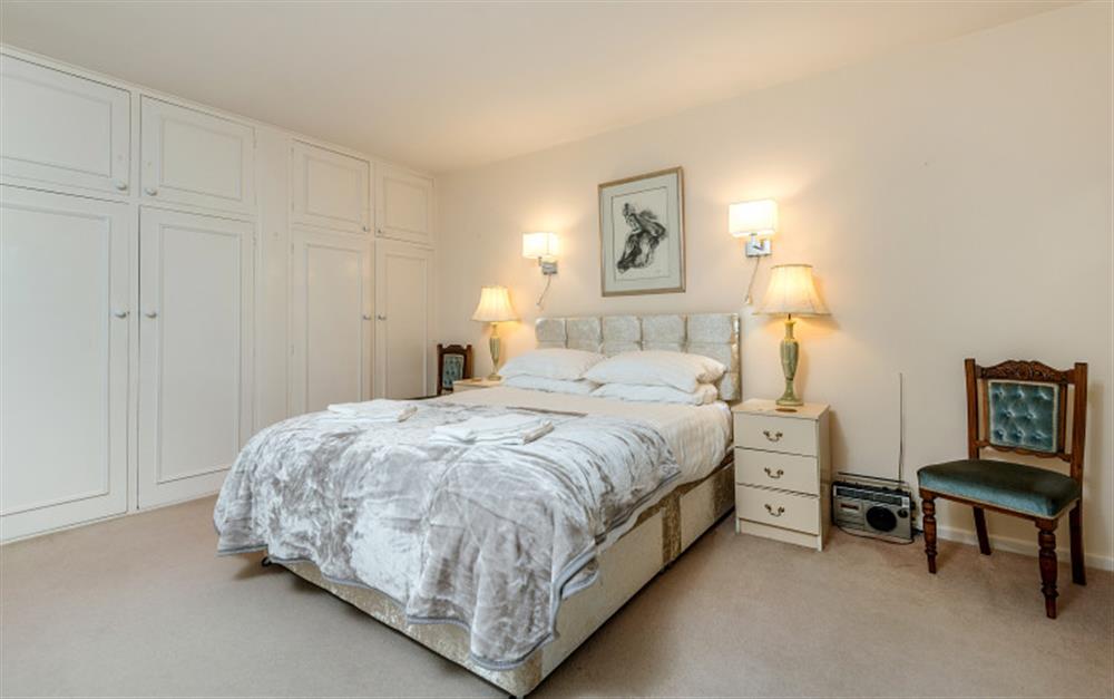 This is a bedroom at Belmore End in Lymington