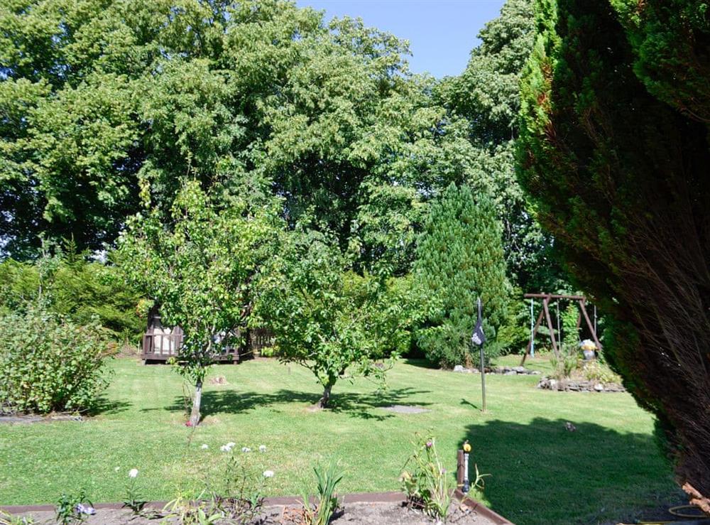 Garden at Belstane Cottage in Straiton, near Ayr, Ayrshire