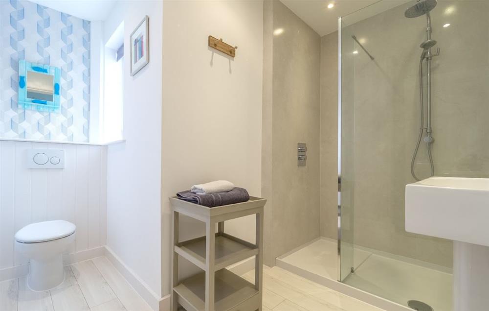 First floor: Shower room with walk-in shower at Belstead House, Aldeburgh