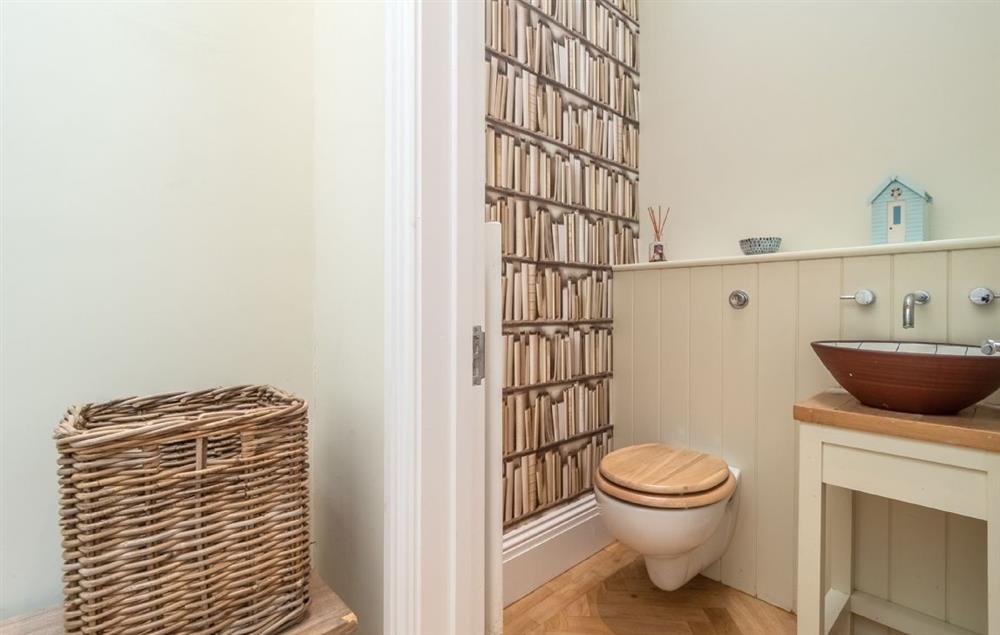 Ground floor: Cloakroom with WC and wash basin at Belstead House, Aldeburgh