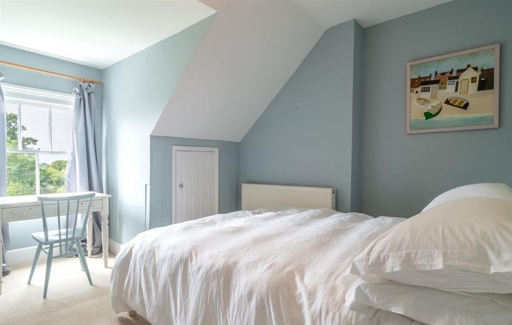 Second floor: Bedroom four with standard double bed at Belstead House, Aldeburgh
