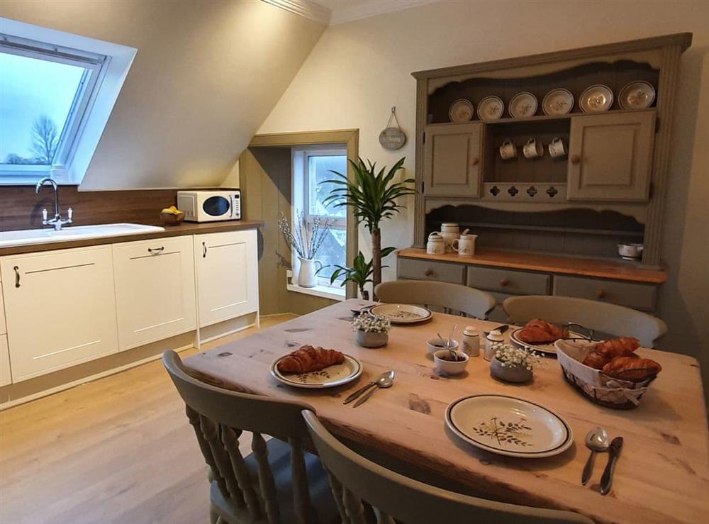 Kitchen dining area at Ben Ledi View in Callander, Perthshire