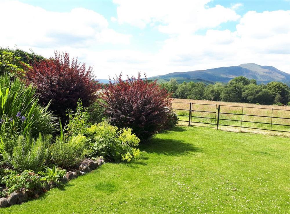View from the garden at Ben Ledi View in Callander, Perthshire