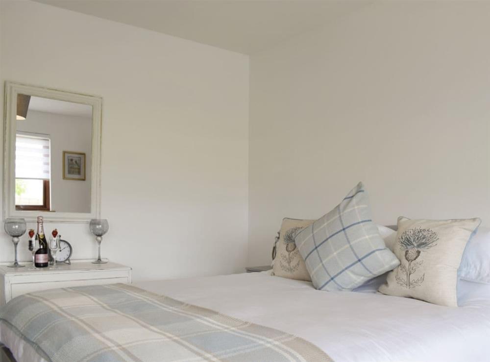 Comfortable master bedroom at Ben The Hoose in Anstruther, Fife, Scotland