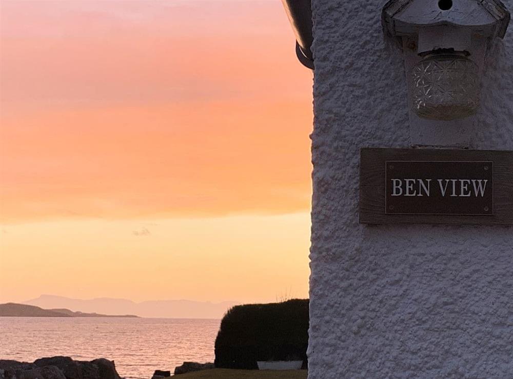 Setting at Ben View in Gairloch, Ross-Shire