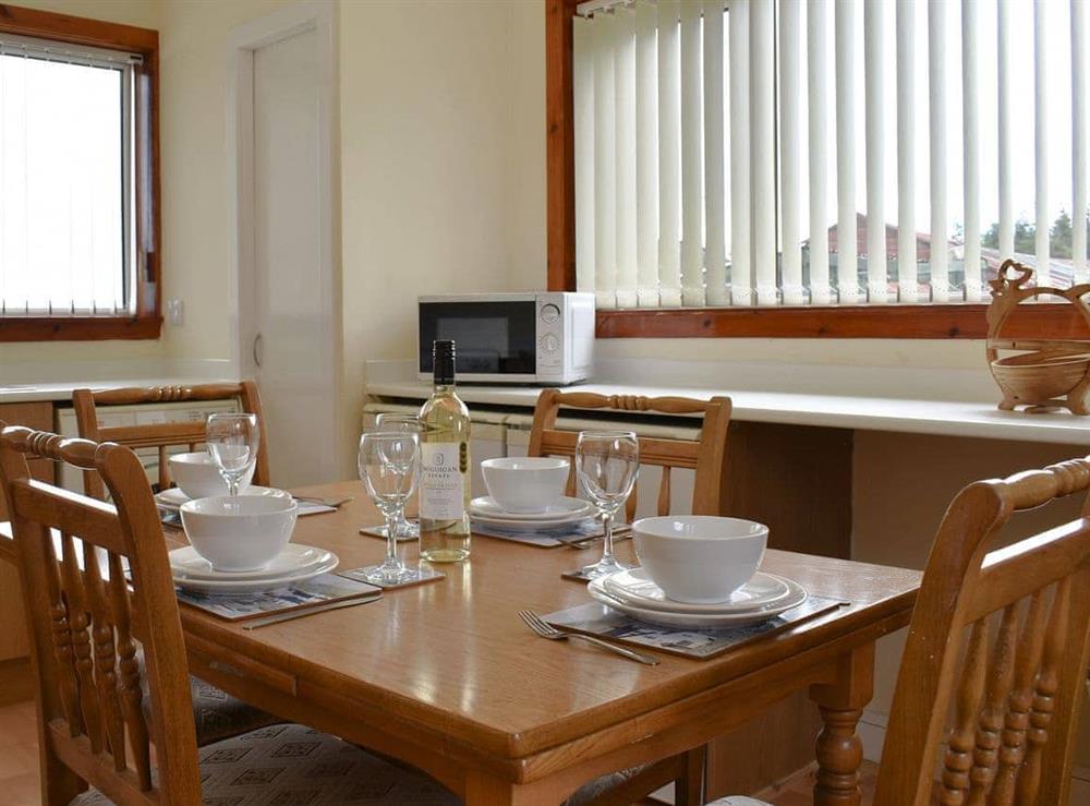 Kitchen/diner at Ben View in Orbliston, near Elgin, Morayshire