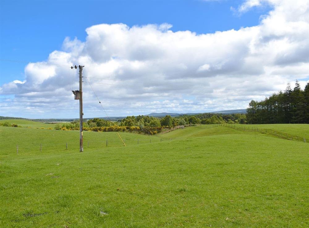 Surrounding countryside views at Ben View in Orbliston, near Elgin, Morayshire