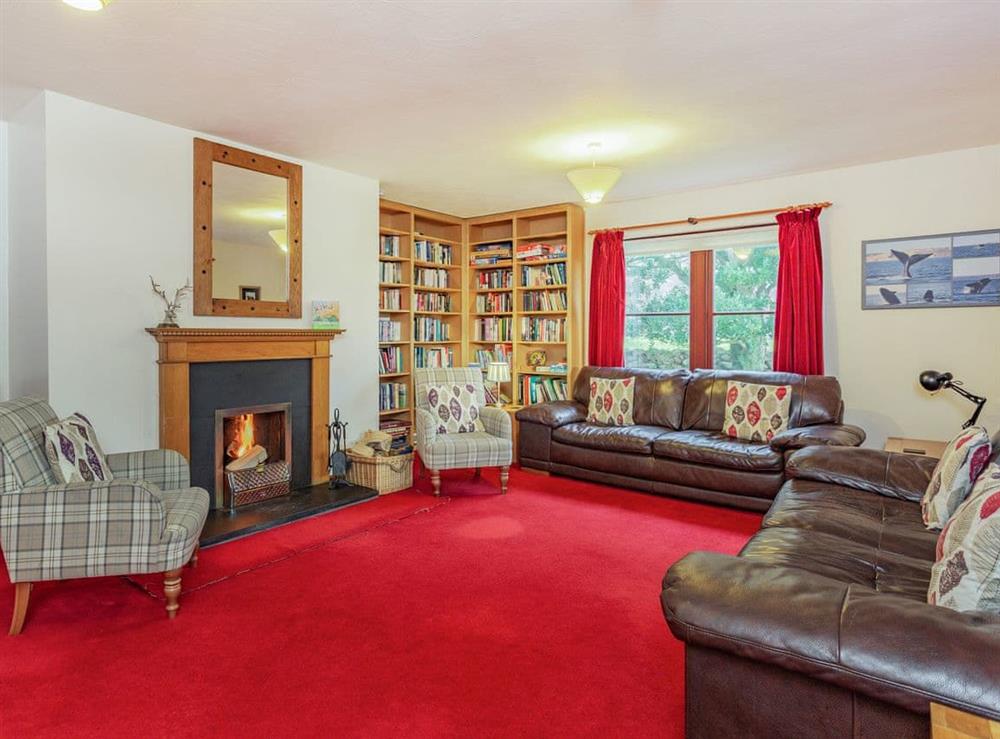 Living room at Ben View in Torridon, Ross-Shire