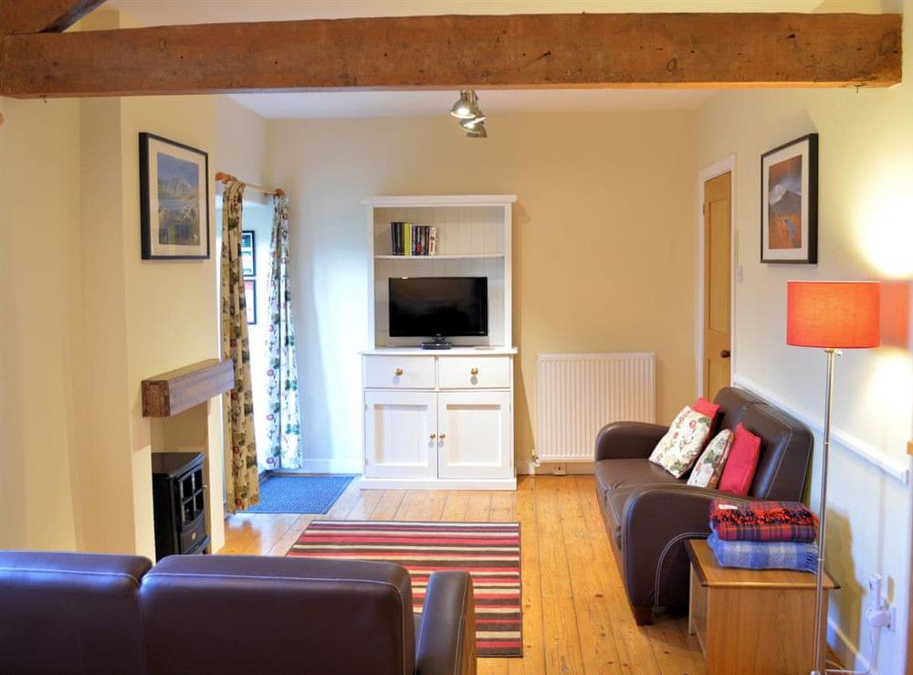 Living room at Bwthyn Rhosyn, 
