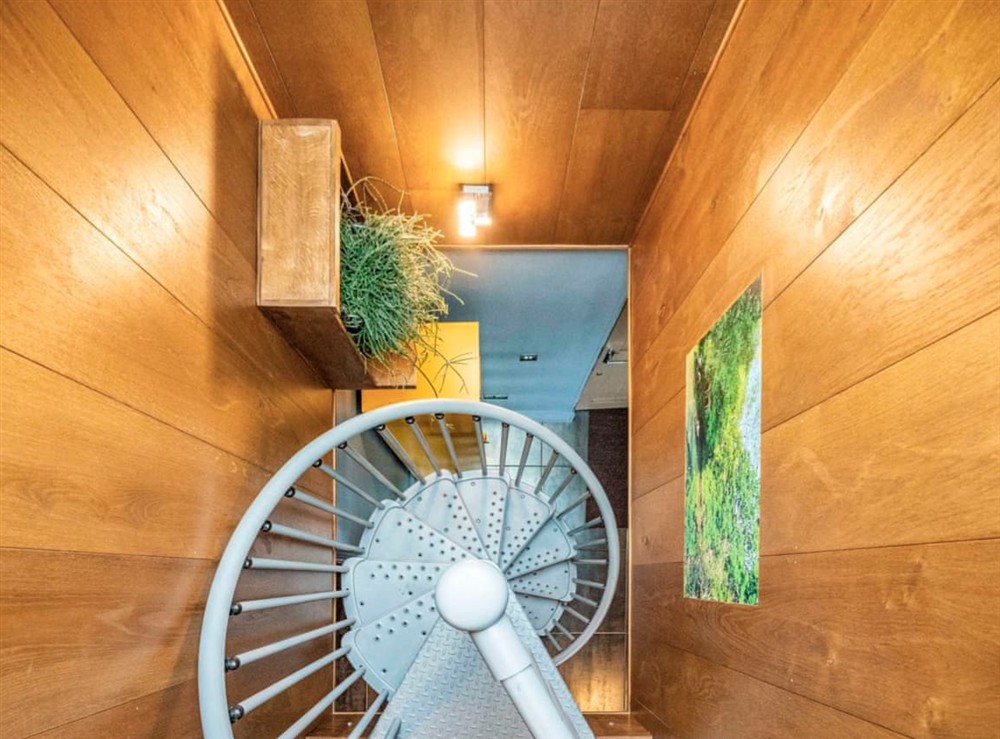 Stairs at Benchwood House in Hastings, East Sussex