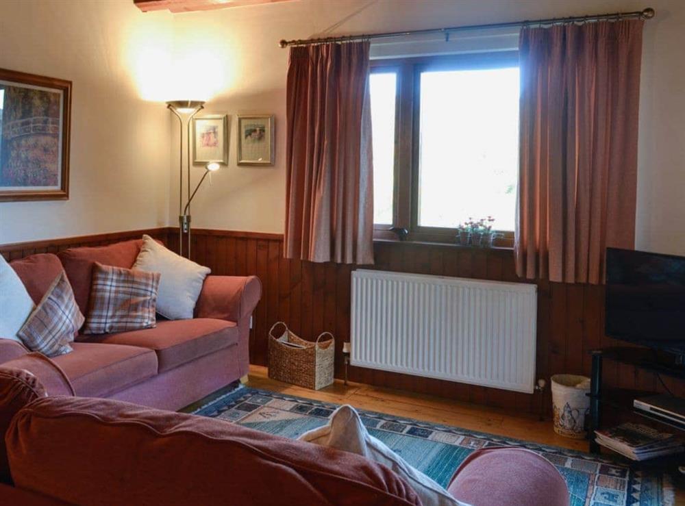 Living room at Bengairn in Colvend, near Dalbeattie, Kirkcudbrightshire