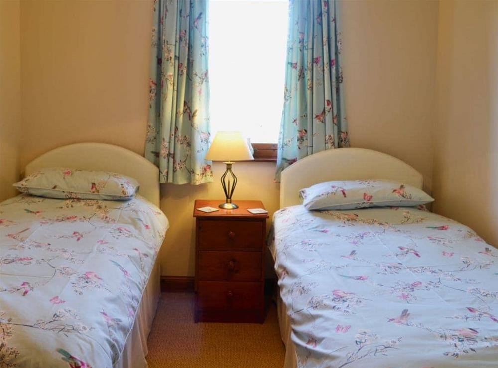 Twin bedroom at Bengairn in Colvend, near Dalbeattie, Kirkcudbrightshire