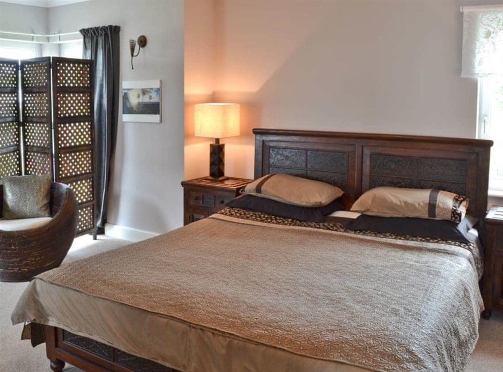 Double bedroom at Bengali in Ringford, near Kirkcudbright, Kirkcudbrightshire