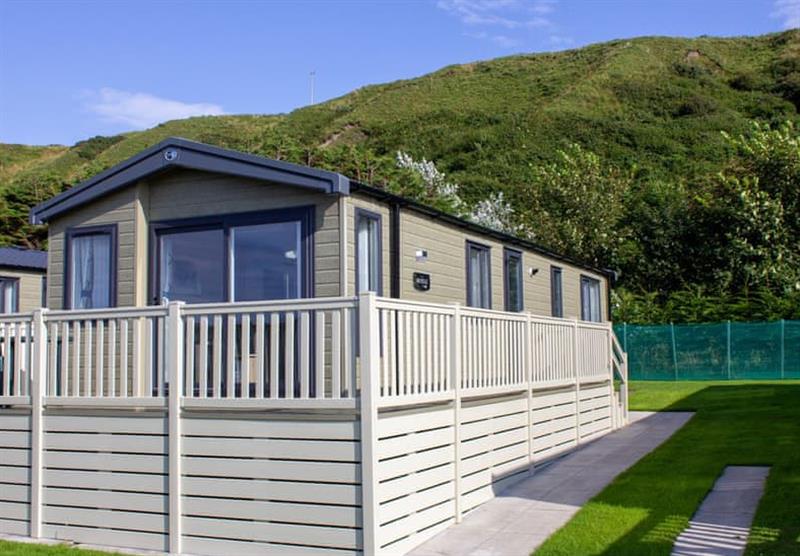 Outisde the Ailsa at Bennane Shore Holiday Park in Lendalfoot, South West Scotland