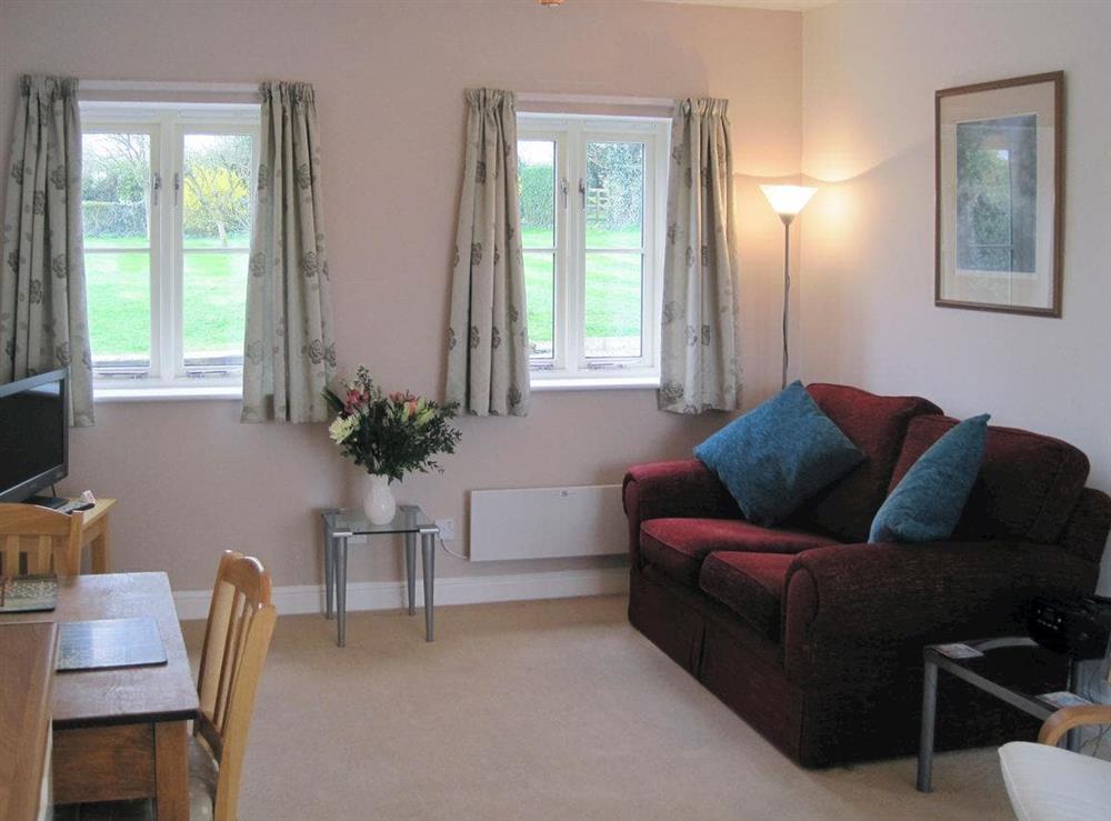 Living and dining areas of open-plan living space at Bentinck in Little Tathwell, near Louth, Lincolnshire