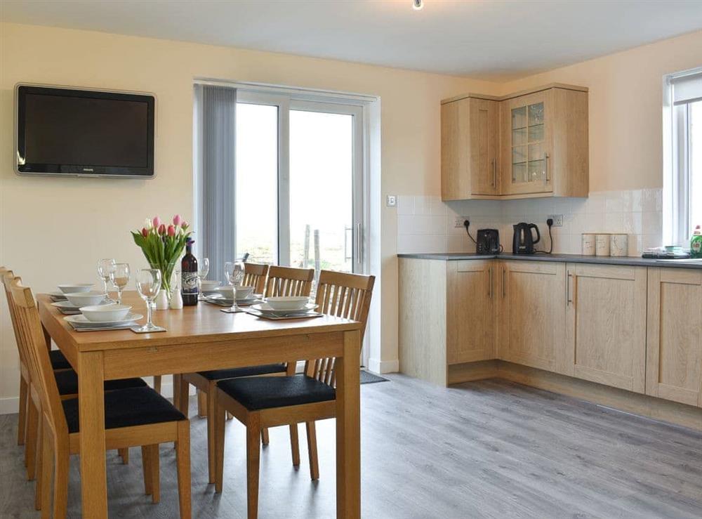 Kitchen/diner at Benwells Holiday Cottage in Maud, near Mintlaw, Aberdeenshire